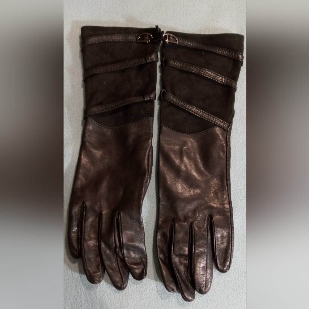 🧤 GIORGIO ARMANI 🧤 Black Silk Gloves